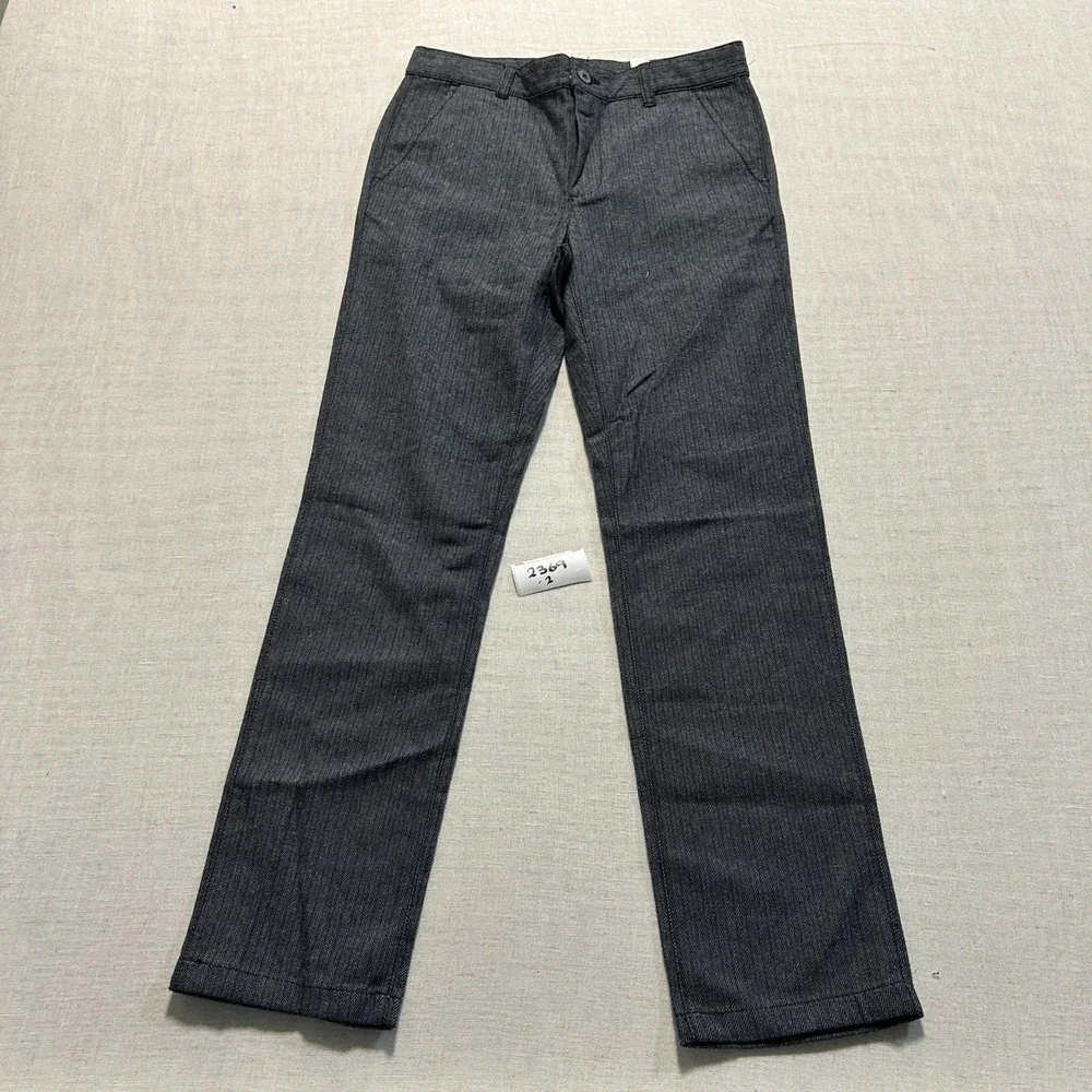 The Children's Place Herringbone Dress Pants Boys 12 Charcoal Grey